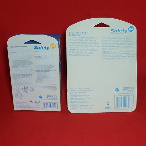 Safety 1st Outlet Cover & Cord Shortener & Double Touch Plug n Outlet Cover Set - Picture 9 of 10